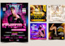 do poster design for concerts, clubs and movies with custom ai artwork